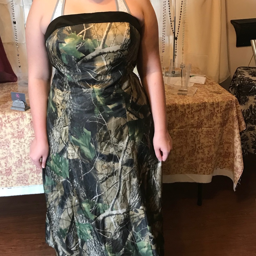 Camo formal/ prom dress